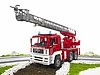 MAN TGA Feuerwehr mit Drehleiter, Wasserpumpe und Light and Sound Module(trucks) inkl. Batterie