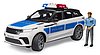 Range Rover Velar Polizeifahrzeug mit Polizist