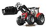 Massey Ferguson 7624 with frontloader