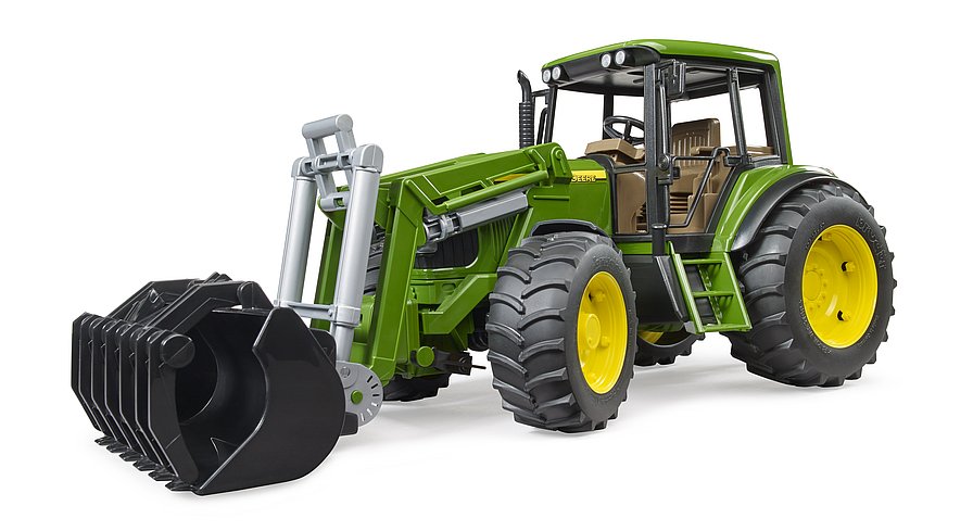 bruder 02336 - Zubehör Lade- und Räumkasten - 1:16 Traktor Bauernhof  Holztransporter Anhänger: : Spielzeug