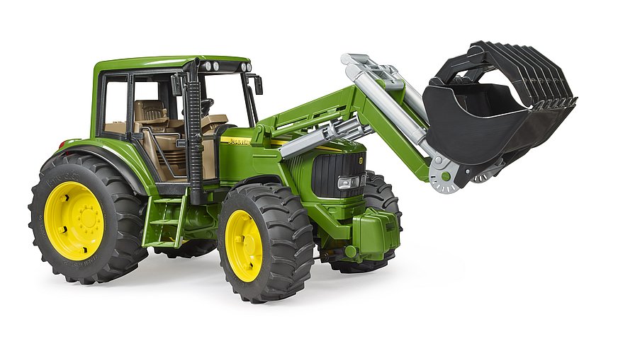 bruder 02336 - Zubehör Lade- und Räumkasten - 1:16 Traktor Bauernhof  Holztransporter Anhänger: : Spielzeug
