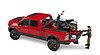 RAM 2500 Power Wagon mit  Ducati Desert Sled und Fahrer