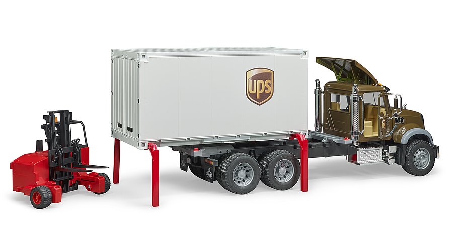 02828 MACK Granite UPS logistics truck