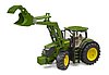 John Deere 7R avec chargeur avant