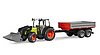 Claas Nectis 267 F with Tipping trailer