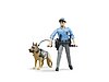 bworld police officer with dog