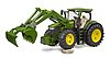 John Deere 7R avec chargeur avant