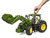 John Deere 7R avec chargeur avant