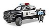 RAM 2500 police pick-up truck with police officer