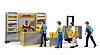 bworld DHL Paketshop mit Handhubstapler und Figur