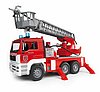 MAN TGA Feuerwehr mit Drehleiter, Wasserpumpe und Light and Sound Module(trucks) inkl. Batterie