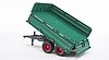 Tandemaxle tipping trailer with removeable top