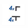 L + T soporte (4x)