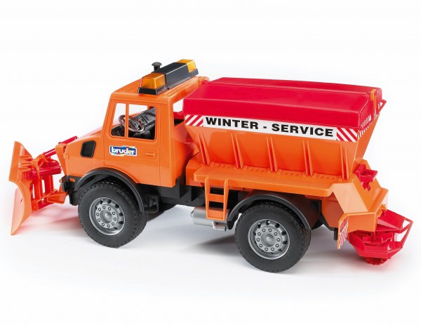MB-Unimog winter service with snow plough