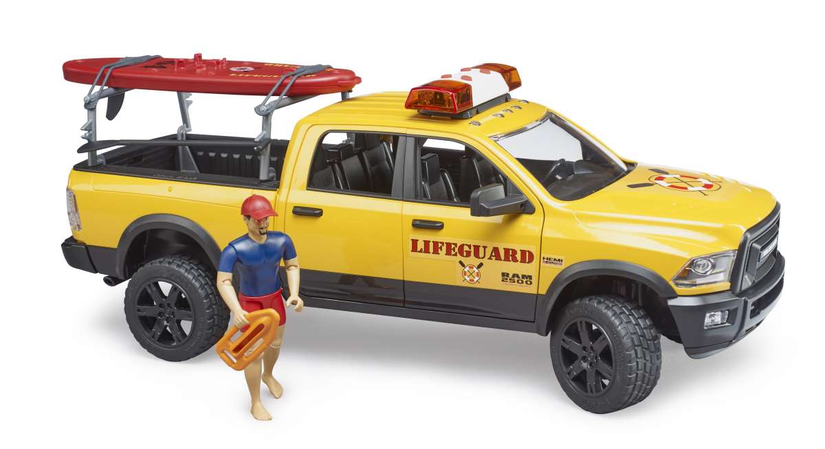 Power Wagon RAM 2500 pour maître-nageur avec figurine, Stand Up Paddle ...