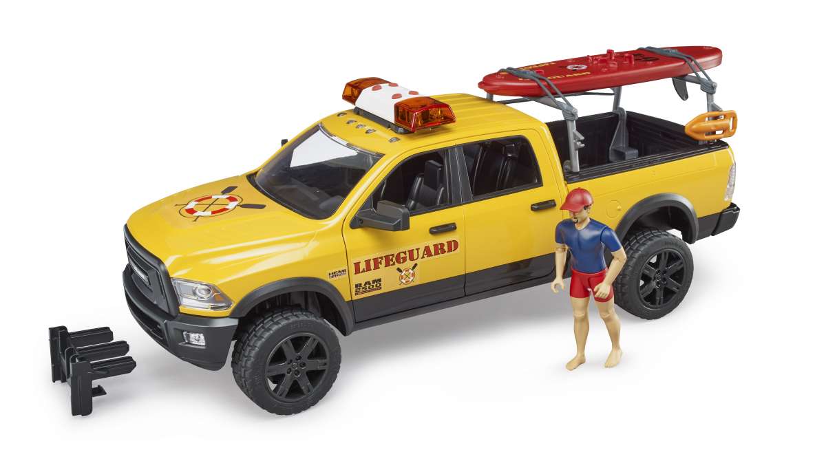 Power Wagon RAM 2500 pour maître-nageur avec figurine, Stand Up Paddle ...