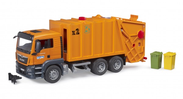 Camión de la basura MAN TGS (naranja)