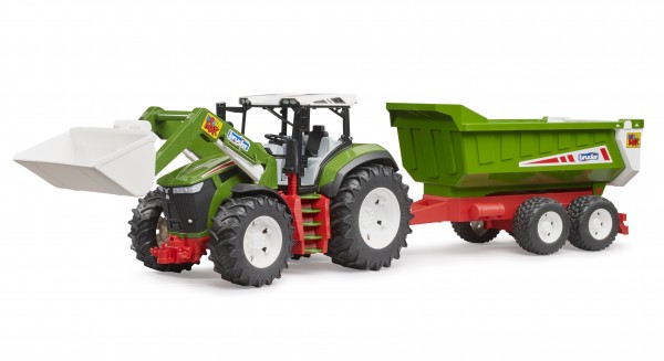 Roadmax tractor with frontloader and rear tipper